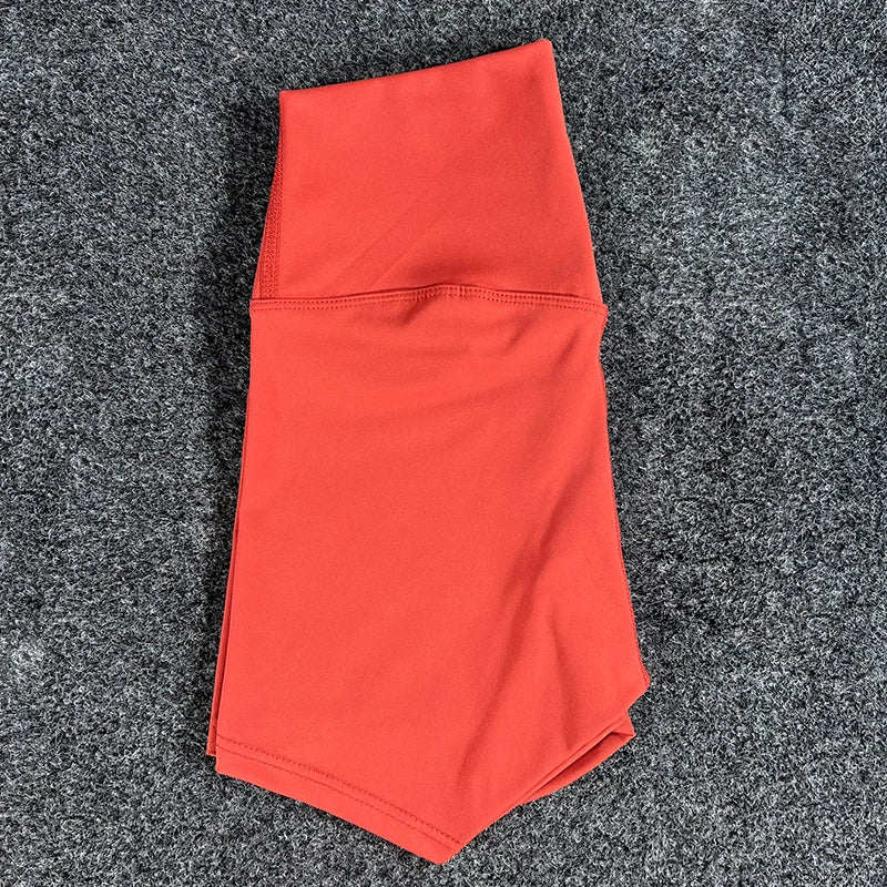 High-Waist Women’s Yoga Shorts – Tummy Control & Hip-Lifting 3-Point Fit
