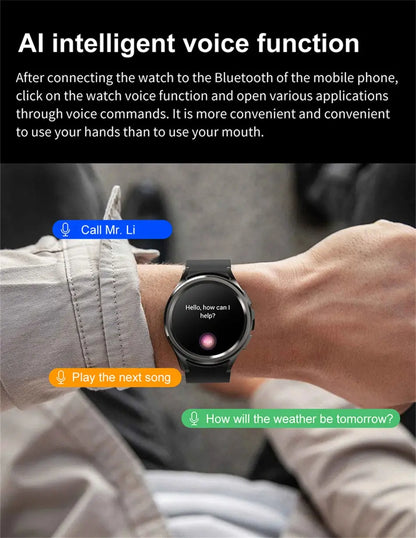 Galaxy Watch6 Classic 2024 GPS Smartwatch with Health & Bluetooth Call