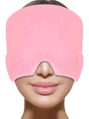 Hot & Cold Gel Head Wrap – Ice Cap Face & Eye Mask for Pain Relief