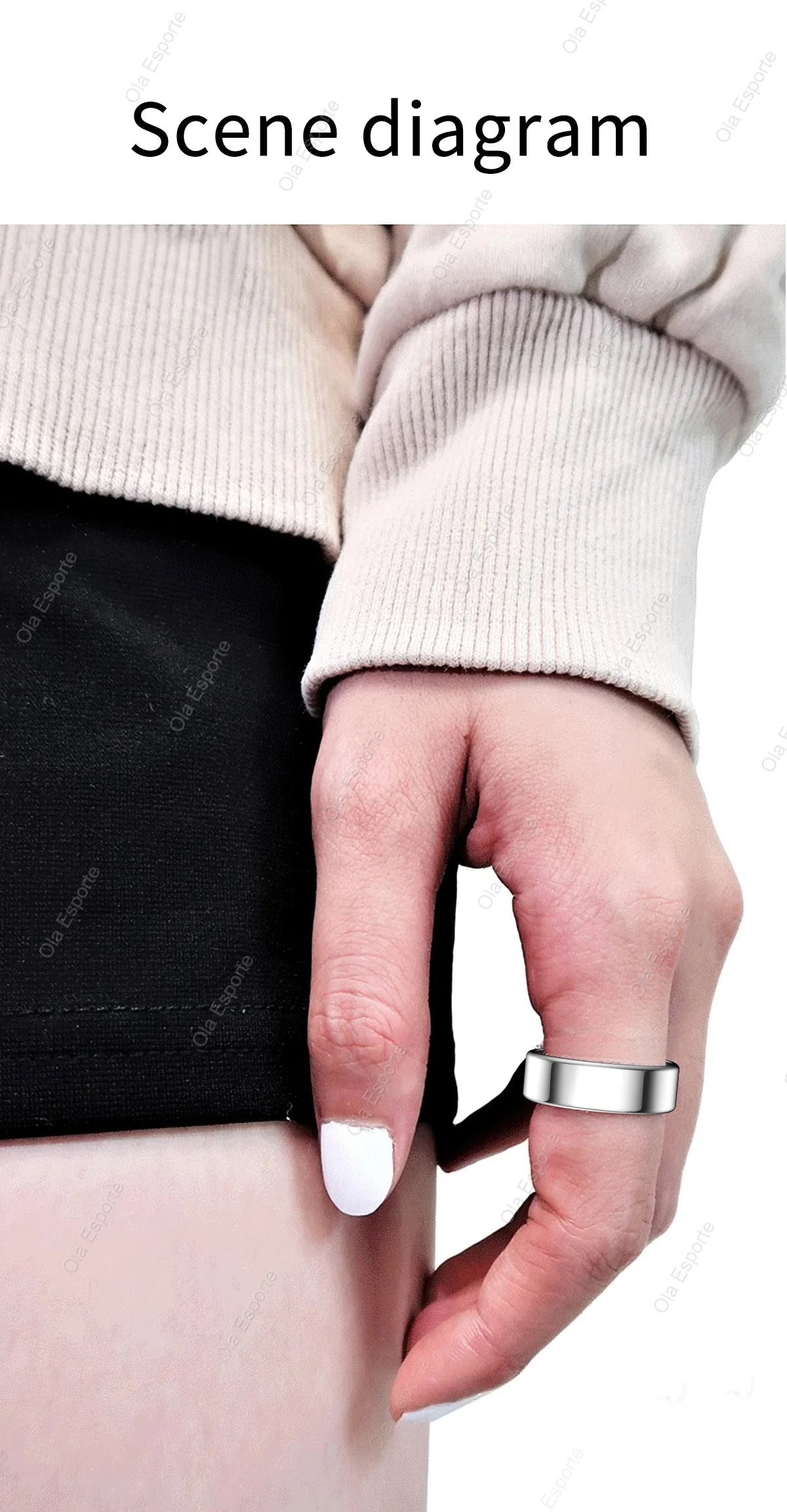 2025 Xiaomi Smart Ring – Heart Rate & SpO₂ Monitor, Waterproof Fitness Tracker