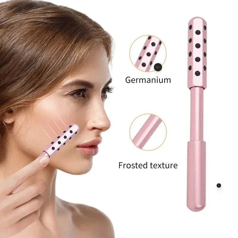 24-Germanium Face Roller – Acupoint Massage & Gua Sha Beauty Tool