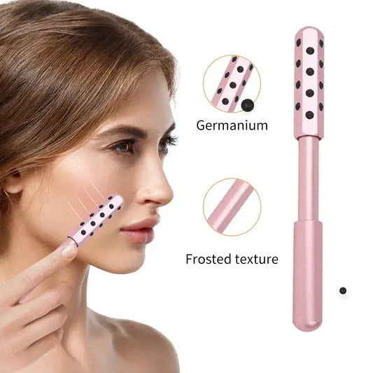 24-Germanium Face Roller – Acupoint Massage & Gua Sha Beauty Tool