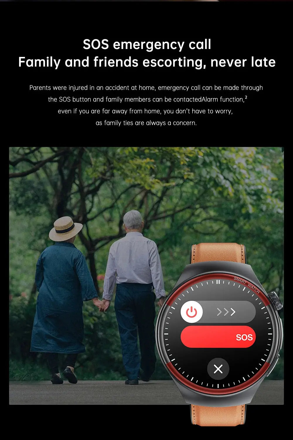 High-End Smart Watch – ECG/PPG, Laser Detection, BT Call, NFC
