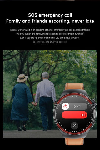 High-End Smart Watch – ECG/PPG, Laser Detection, BT Call, NFC