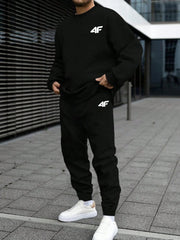 Men’s Sports Tracksuit Set – Long Sleeve Sweatshirt & Joggers