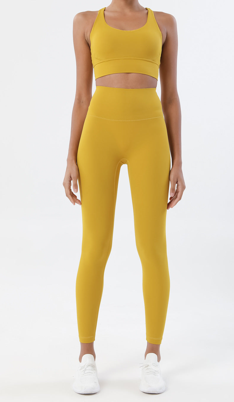 Women’s Yoga Sportswear Set – Fitness Leggings & Bra Top Outfit