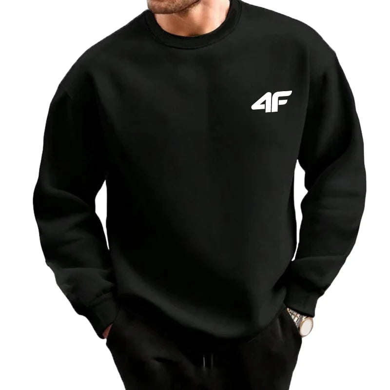 Men’s Sports Tracksuit Set – Long Sleeve Sweatshirt & Joggers