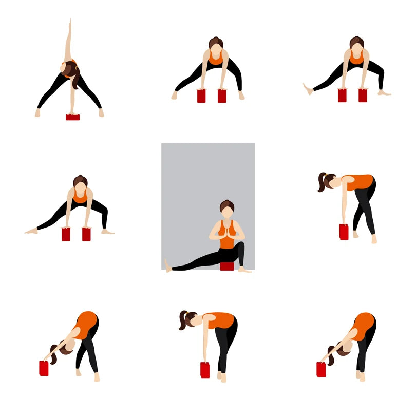 Yoga Blocks – EVA Foam Bricks for Pilates & Home Fitness