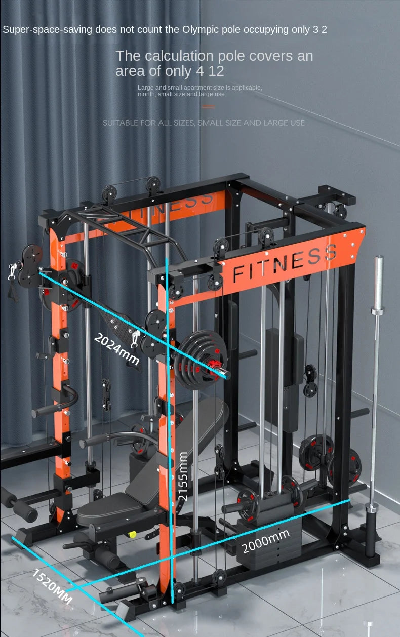 MIYAUP Smith Machine – Commercial Multifunctional Squat & Frame Trainer