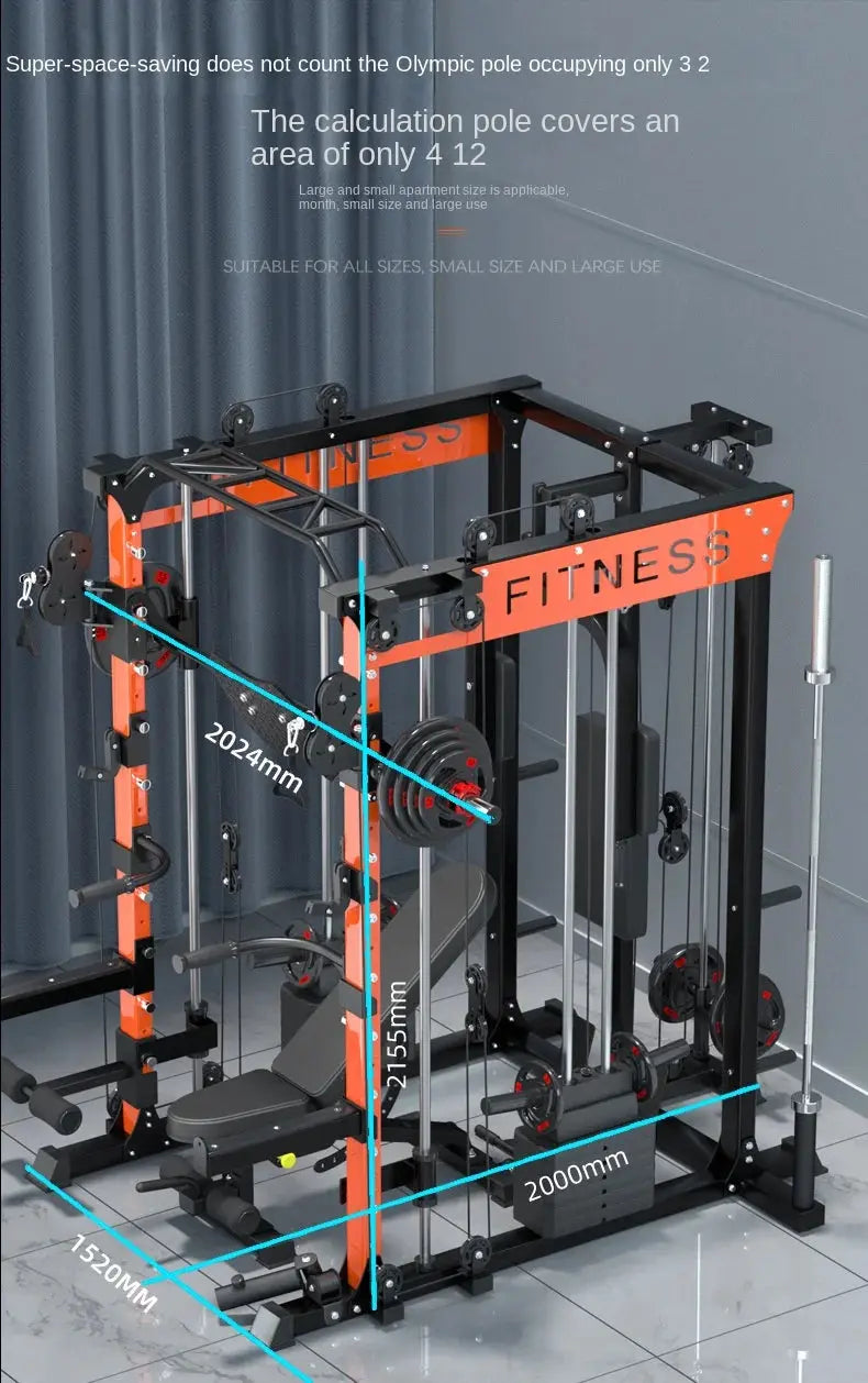 MIYAUP Smith Machine – Commercial Multifunctional Squat & Frame Trainer