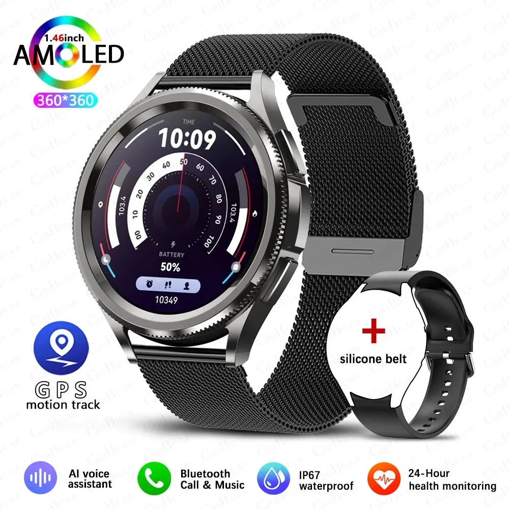 Galaxy Watch6 Classic 2024 GPS Smartwatch with Health & Bluetooth Call