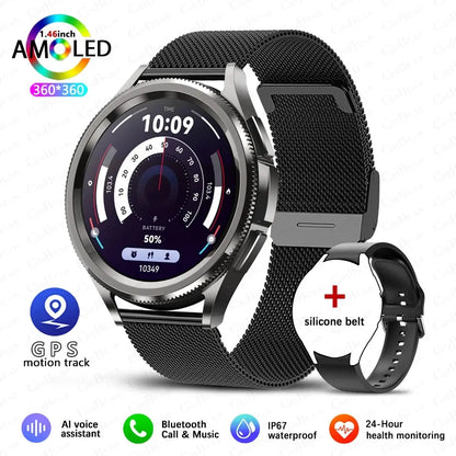 Galaxy Watch6 Classic 2024 GPS Smartwatch with Health & Bluetooth Call