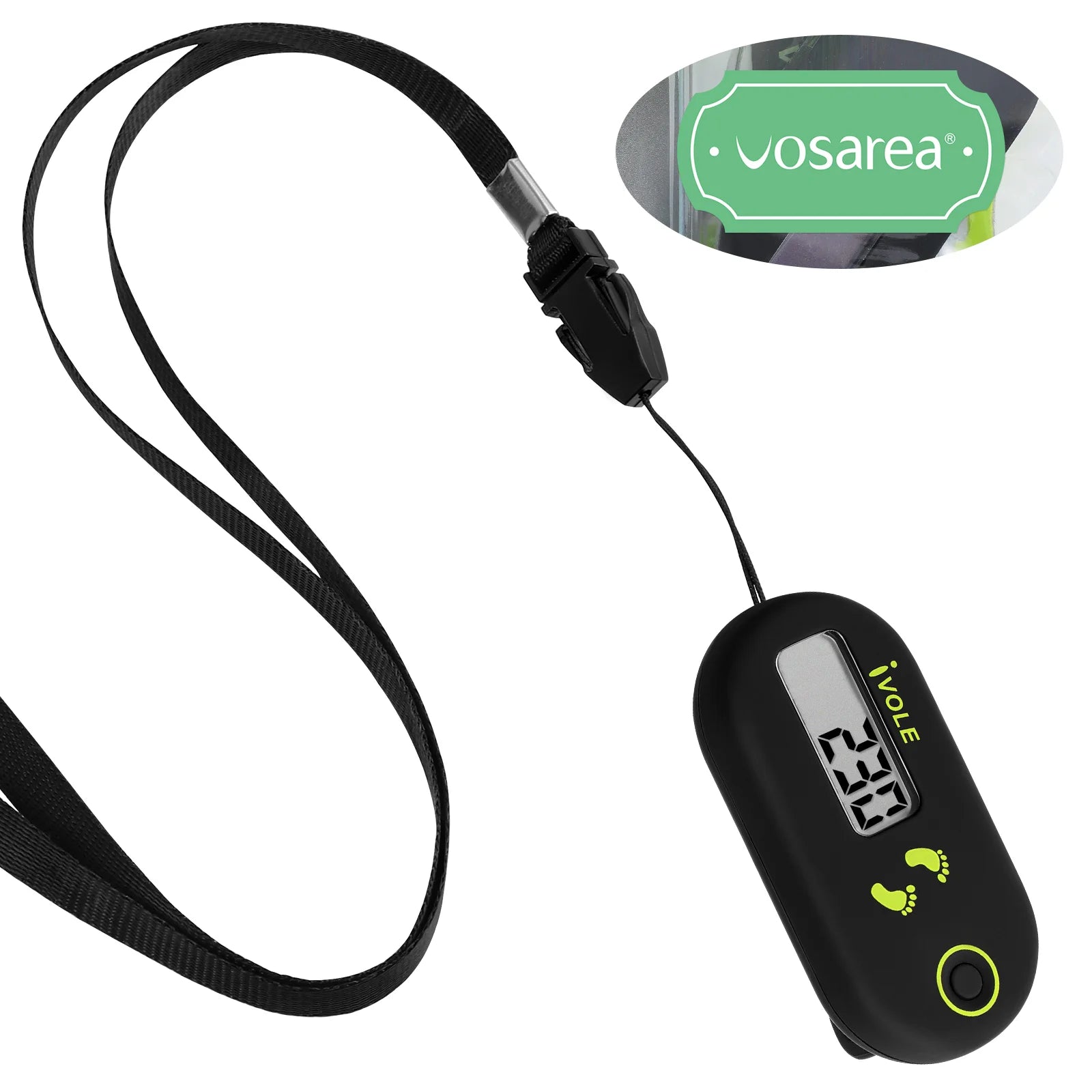 3D Digital Pedometer – Simple Portable Step Counter