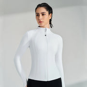 women's yoga jacket – Long Sleeve Fitness Top with Thumbholes