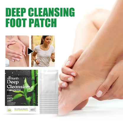 Natural Detox Foot Patches – Herbal Stress Relief & Sleep Aid (10–50PCS)