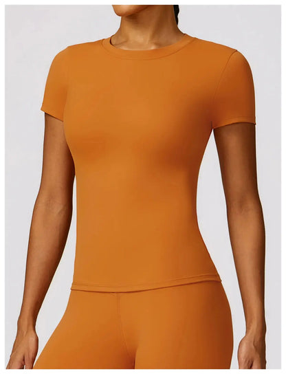 NCLAGEN women's sports t-shirt– Breathable Slim Fit Activewear Tee