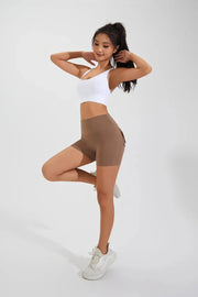 women's yoga shorts– High Waist Pocket Fitness Tights