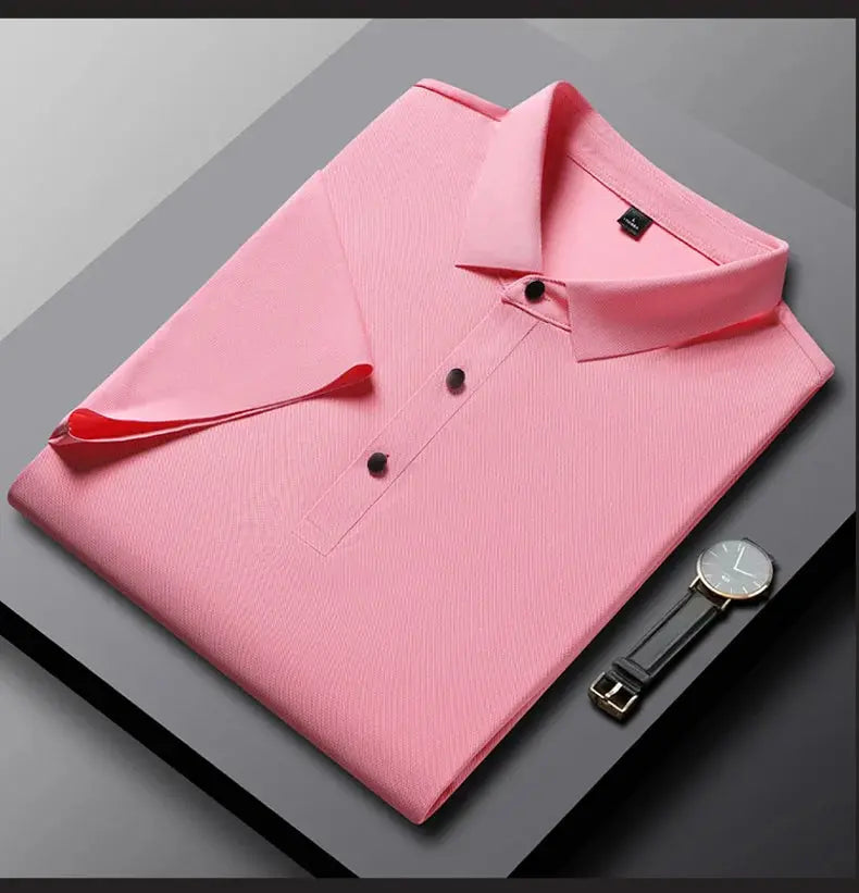 Men's Polo Shirt-Dry Polo Shirt – Casual Golf & Workwear (2024) PeakPursuitFitness