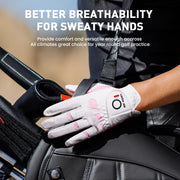Women's golf gloves – All-Weather Grip, Pair for Both Hands (S/M/L)