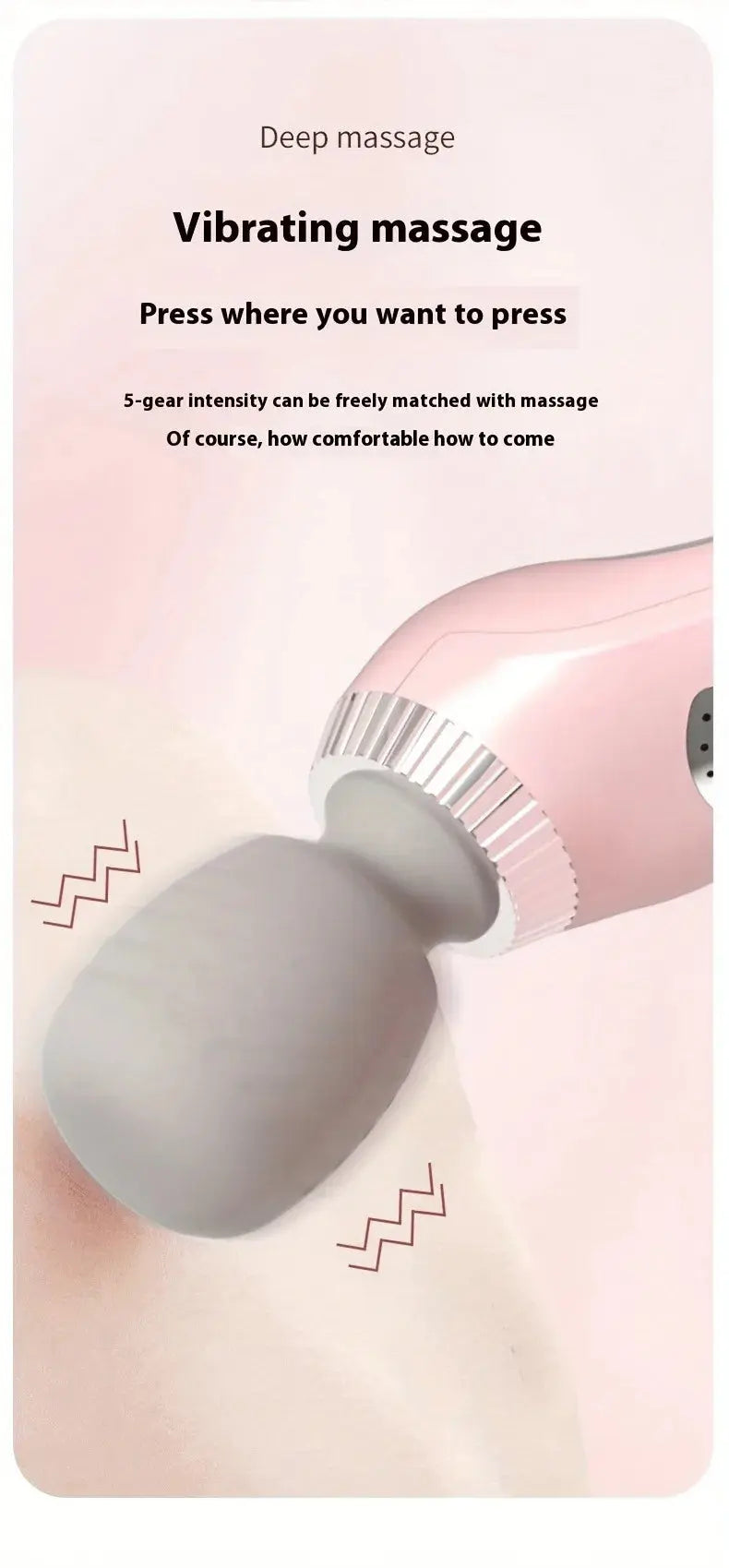 Portable massage gun – USB Rechargeable Full Body Massager PeakPursuitFitness