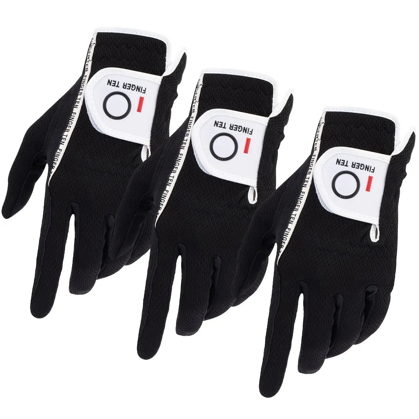 Left Hand Golf Gloves – Left Hand, 3-Pack for Wet Weather PeakPursuitFitness