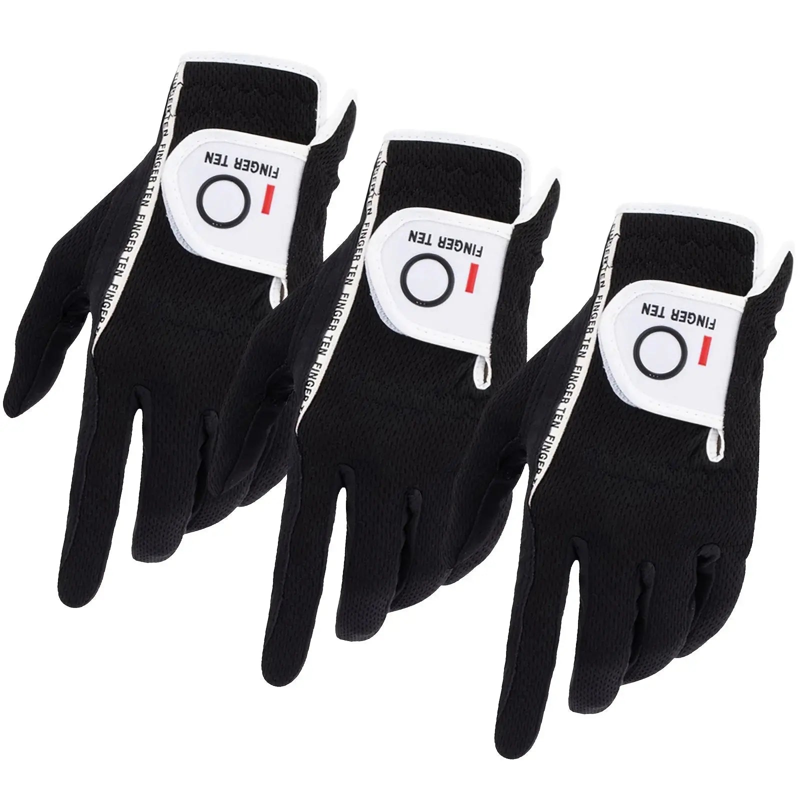 Left Hand Golf Gloves – Left Hand, 3-Pack for Wet Weather PeakPursuitFitness
