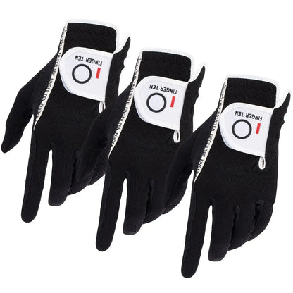 Left Hand Golf Gloves – Left Hand, 3-Pack for Wet Weather PeakPursuitFitness
