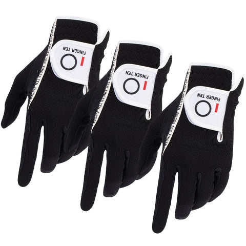 Left Hand Golf Gloves – Left Hand, 3-Pack for Wet Weather