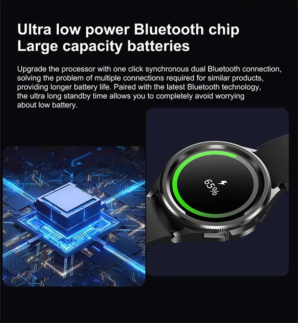 Galaxy Watch6 Classic 2024 GPS Smartwatch with Health & Bluetooth Call