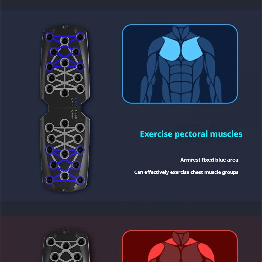 Foldable Push-Up Board – Portable Home Gym Chest & Core Trainer