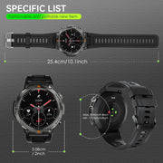 EIGIIS KE3 Smart Watch – Bluetooth Call, Health Monitor, Full Touchscreen