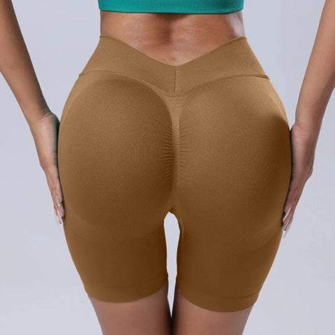 Women's Scrunch Butt Yoga Shorts – High-Waist Gym & Workout Wear