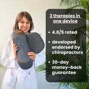 Soothe 3-in-1 Neck Massager Pillow – Heat, Vibration & Traction Support