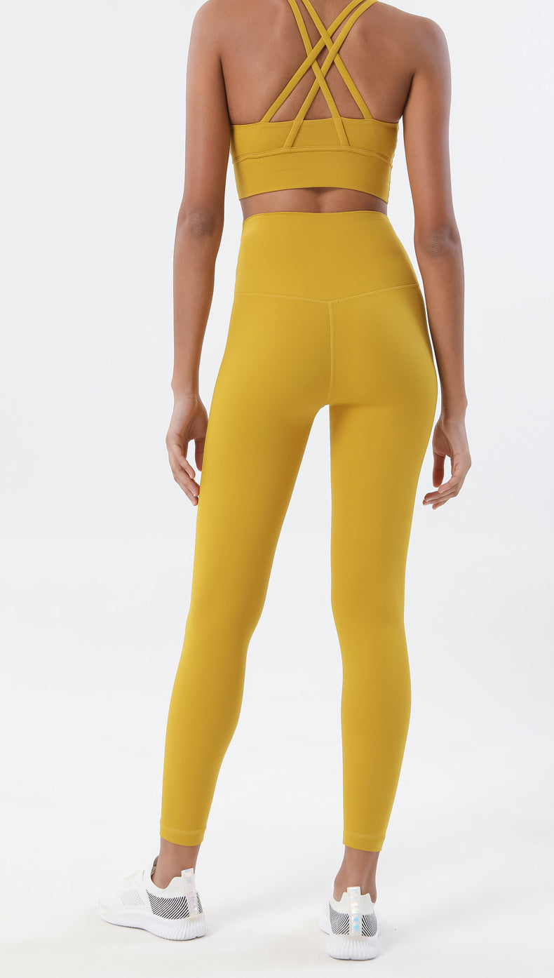 Women’s Yoga Sportswear Set – Fitness Leggings & Bra Top Outfit