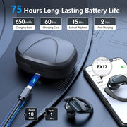 Bluetooth 5.3 Wireless Earphones – Noise-Reducing Sports Headset with Mic
