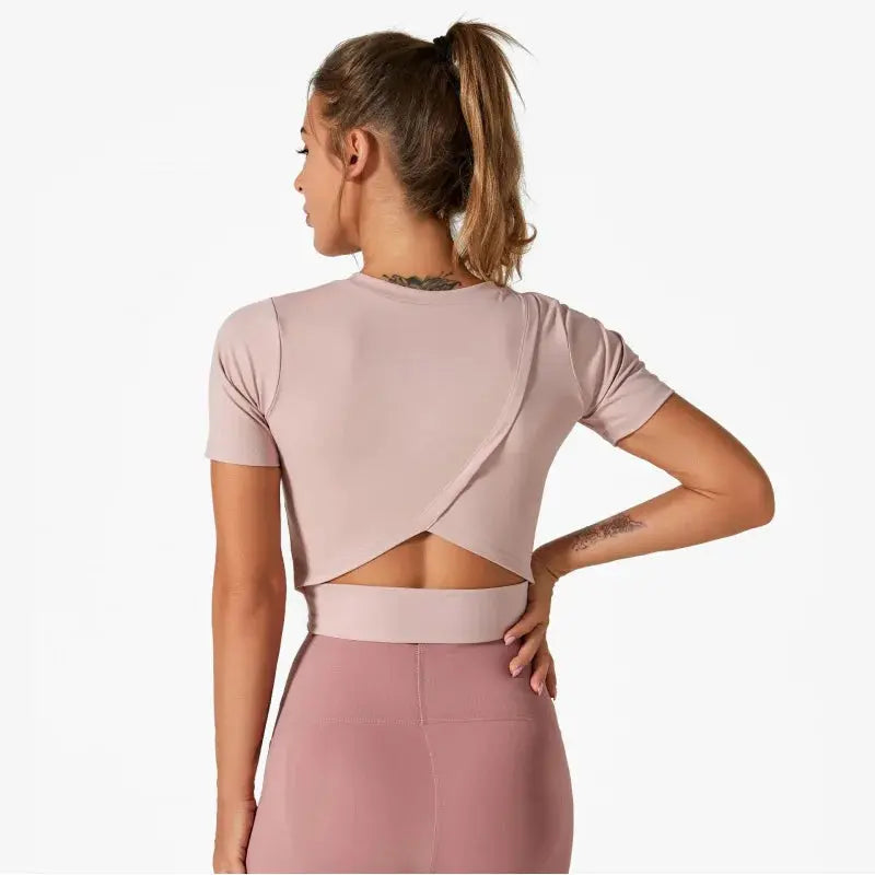 LEOSOXS Women’s Quick-Dry Sports T-Shirt – Breathable Gym & Yoga Top