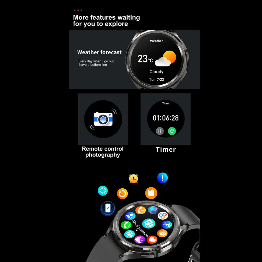 Galaxy Watch6 Classic – 2024 GPS Smartwatch with Health & Bluetooth Call