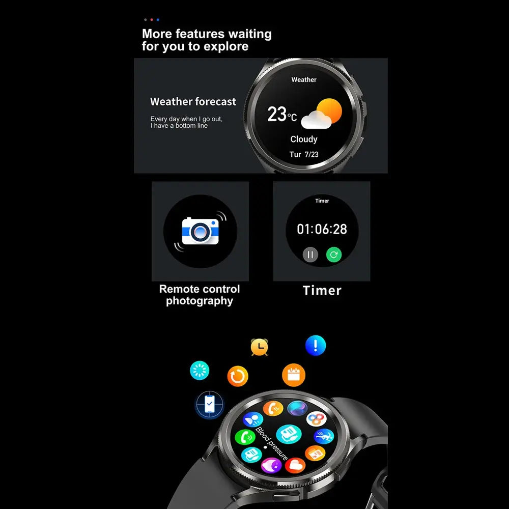 Galaxy Watch6 Classic 2024 GPS Smartwatch with Health & Bluetooth Call