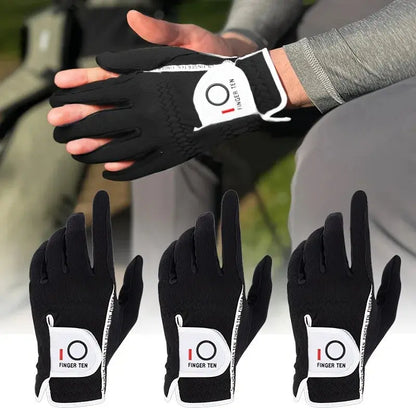 Left Hand Golf Gloves – Left Hand, 3-Pack for Wet Weather PeakPursuitFitness