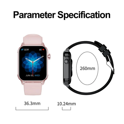 TG08 Smart Watch 1.85" with Call & Fitness Tracker