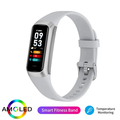 LIGE 1.1" AMOLED Smartwatch – Fitness Tracker for Men & Women