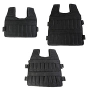 Adjustable Weighted Vest – 3/15/35kg Training Jacket for Running & Workouts
