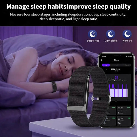 LIGE Smart Watch – Waterproof Fitness Tracker with Heart & BP Monitor