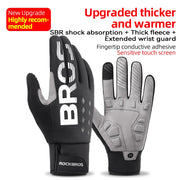 ROCKBROS glovesWaterproof Thermal Cycling Gloves – Touchscreen MTB & Motorcycle Gloves