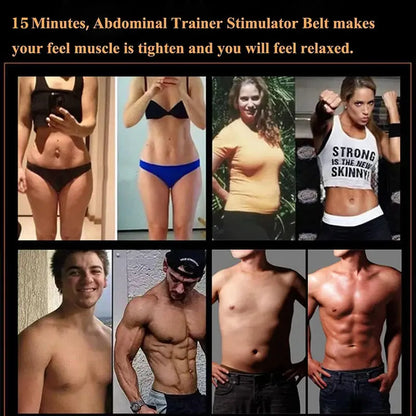 EMS Ab Stimulator – USB Rechargeable Abs & Muscle Trainer