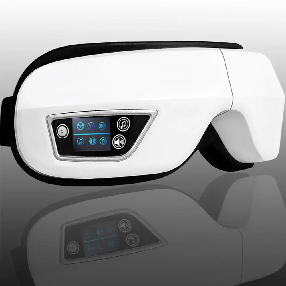 6D Smart Eye Massager – Vibration, Airbag Compress & Bluetooth Music PeakPursuitFitness