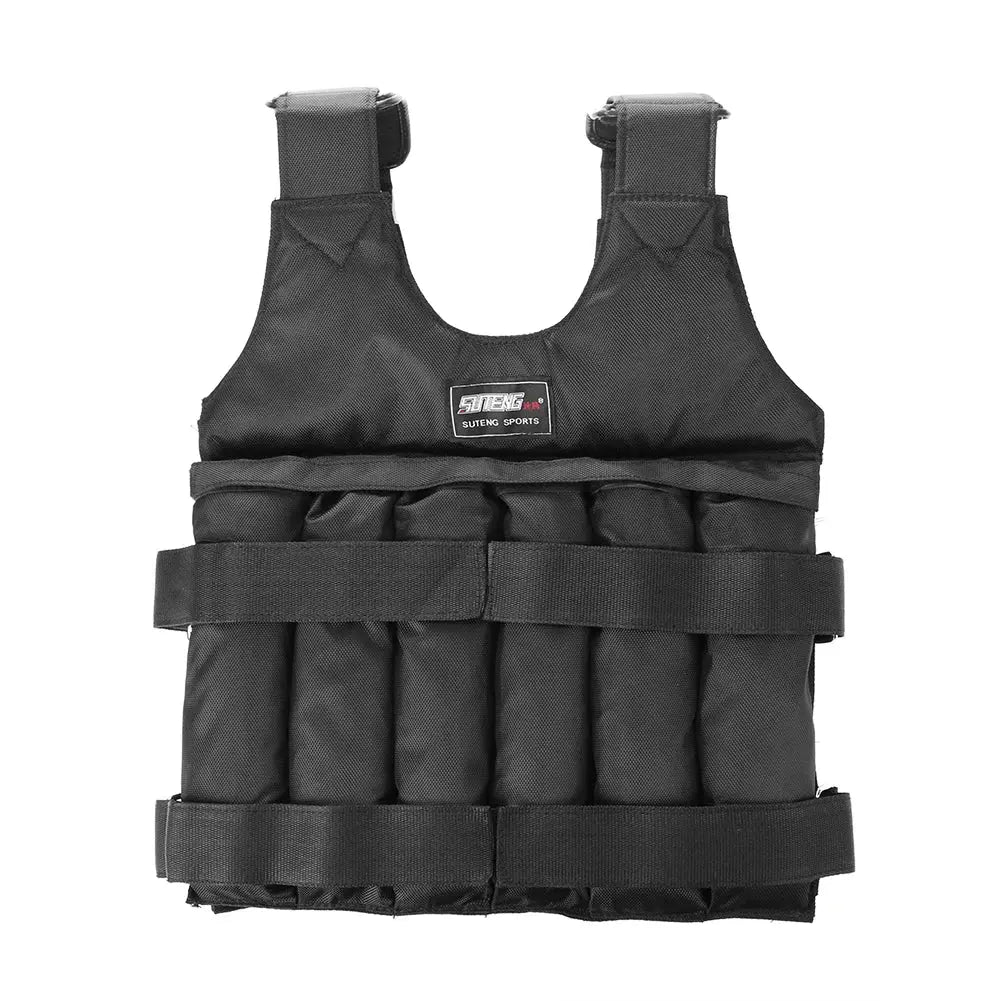Adjustable Weighted Vest – 3/15/35kg Training Jacket for Running & Workouts