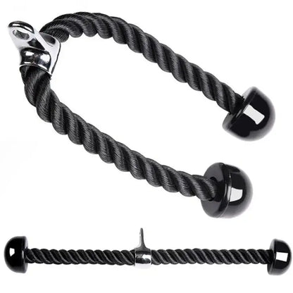 Tricep Rope Cable Attachment – Face Pull & Push Down Gym Accessory
