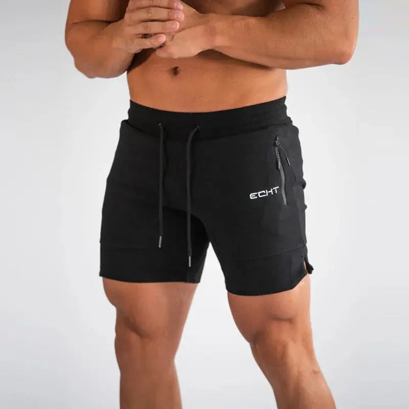 2024 Men’s Sports Shorts – Zip Pocket Fitness & Running Joggers