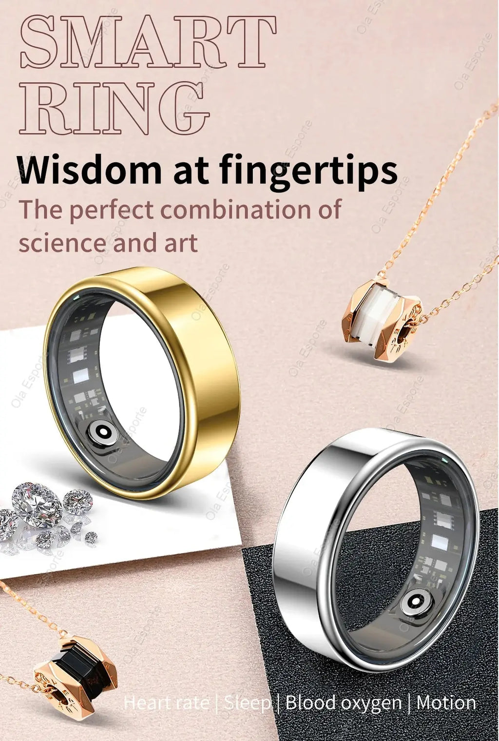 Xiaomi Smart Ring Heart Rate & SpO₂ Monitor Waterproof Fitness Tracker